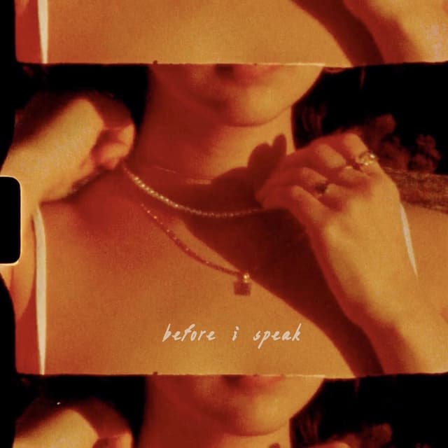 Album cover art for Before I Speak