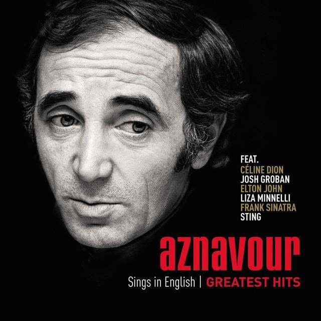 Album cover art for Aznavour Sings in English