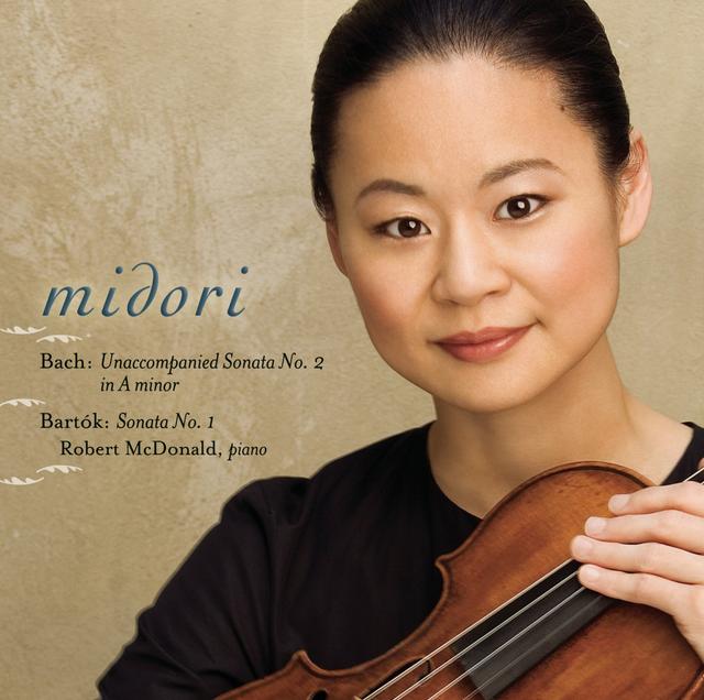 Album cover art for Bach And Bartók Sonatas
