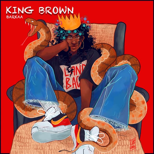 Album cover art for King Brown