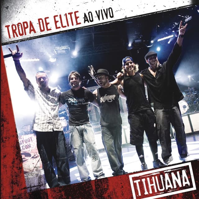 Album cover art for Tropa de Elite ao Vivo