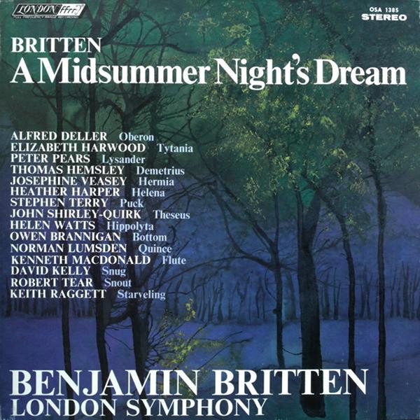 Album cover art for Britten: A Midsummer Night's Dream