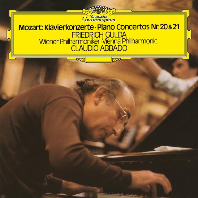Album cover art for Mozart: Piano Concertos Nos. 20 & 21