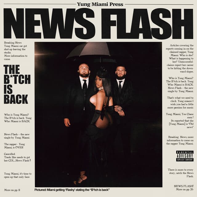 Album cover art for News Flash