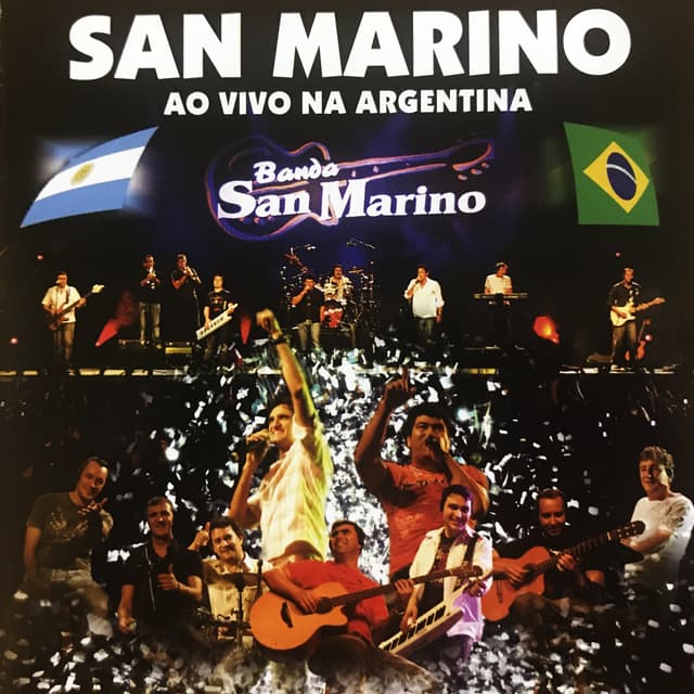 Album cover art for San Marino Ao Vivo na Argentina