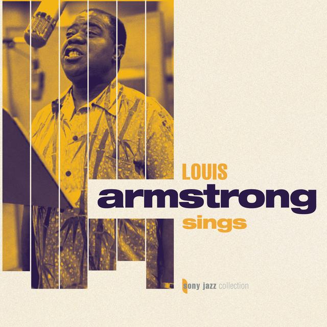 Album cover art for Louis Armstrong Sings