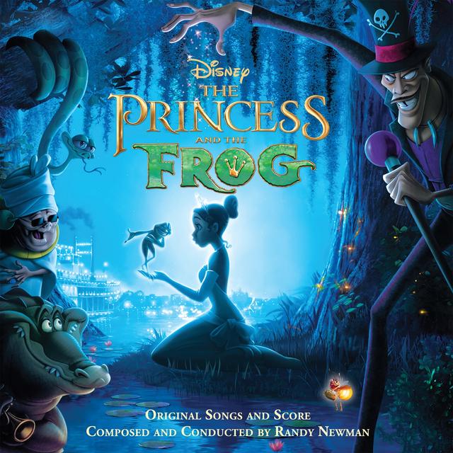 Album cover art for The Princess and the Frog