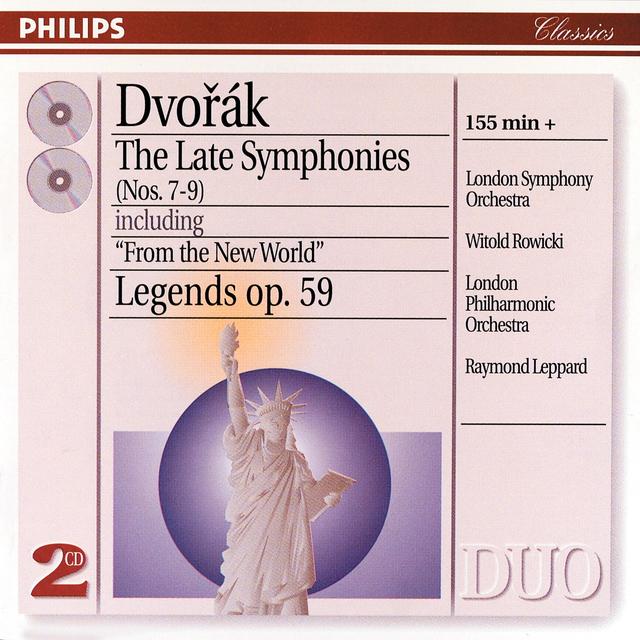 Album cover art for Dvorák: The Late Symphonies - Legends
