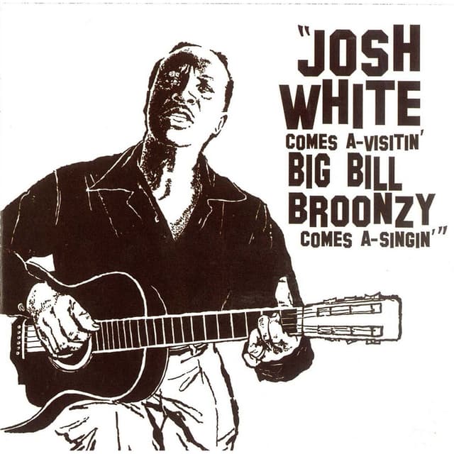 Album cover art for Josh White Comes A-Visitin', Big Bill Broonzy Comes A-Singin'