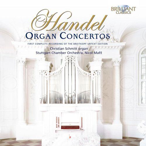 Album cover art for Handel: Organ Concertos