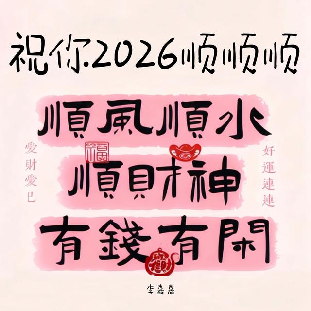 Album cover art for 祝你2026顺顺顺