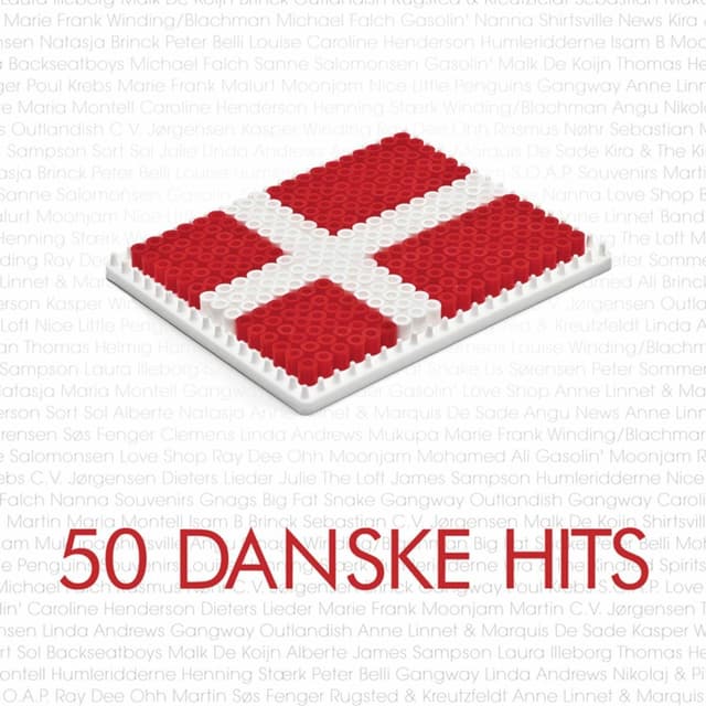 Album cover art for 50 Danske Hits
