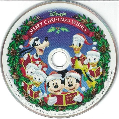 Album cover art for Disney’s Merry Christmas Wishes