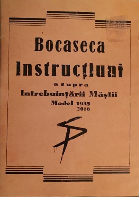 Album cover art for Instrucțiuni asupra întrebuințării măștii