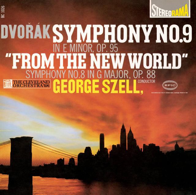 Album cover art for Symphonies No. 9 In E Minor, Op. 95 "from The New World" & No. 8 In G Major, Op. 88