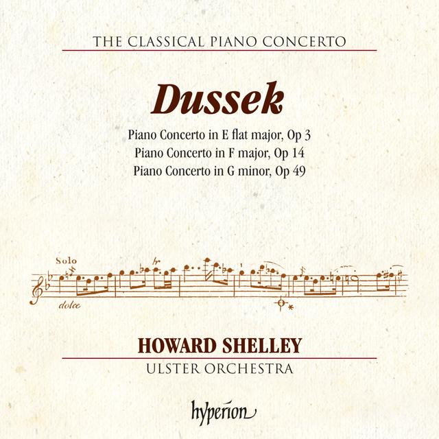 Album cover art for Dussek: Klavierkonzerte, Op. 3, 14 & 49