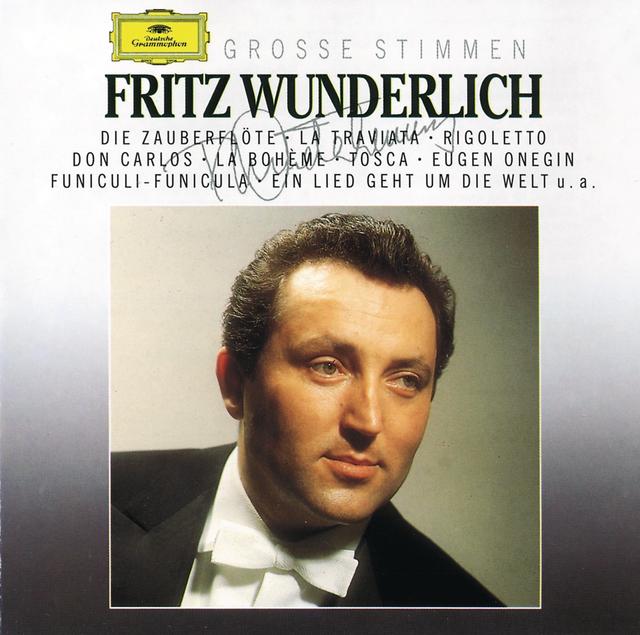 Album cover art for Grosse Stimmen - Fritz Wunderlich