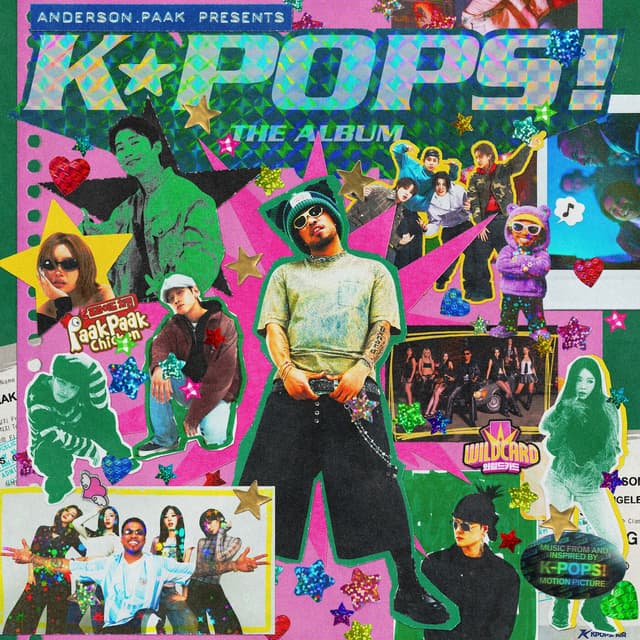 Album cover art for K-POPS!