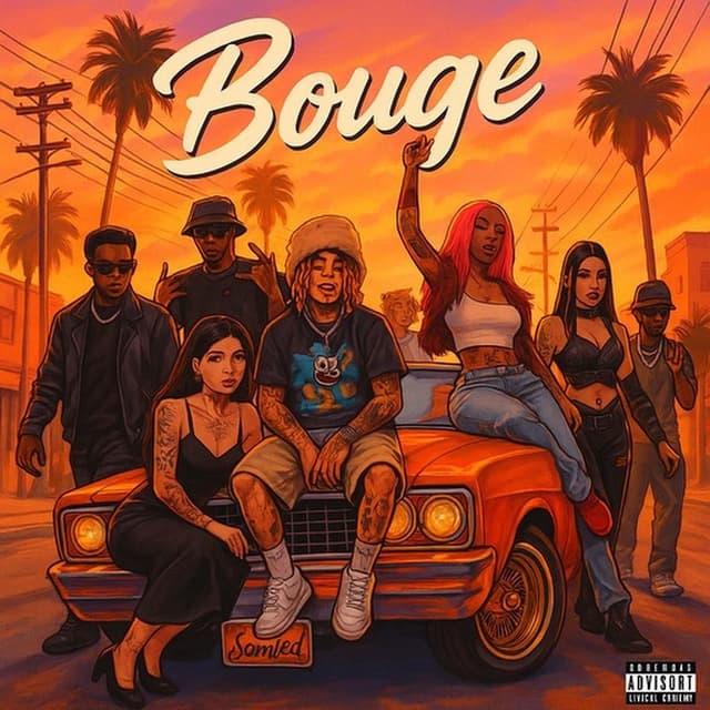 Album cover art for Bouge