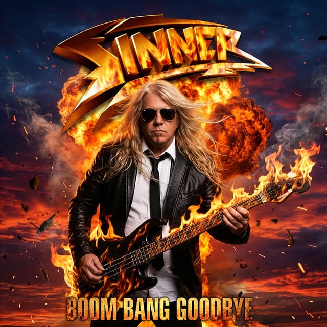 Album cover art for Boom Bang Goodbye