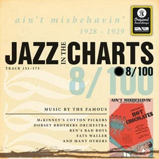 Album cover art for Jazz In The Charts Vol. 8 - Ain't Misbehavin'