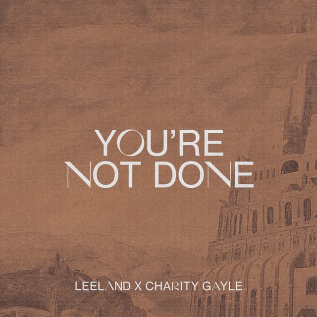 Album cover art for You're Not Done