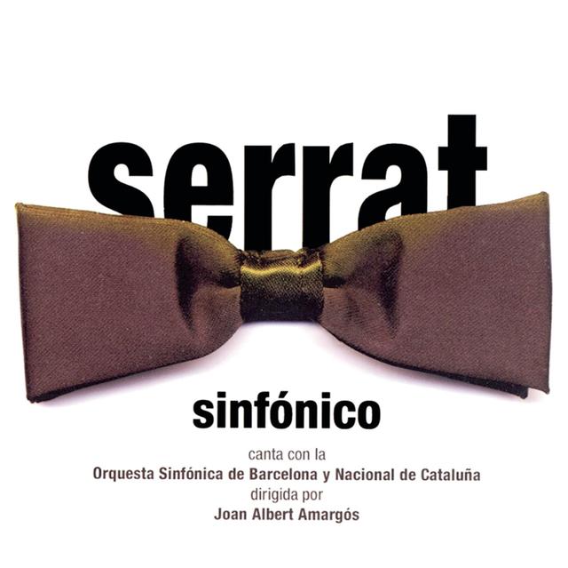 Album cover art for Serrat Sinfonico