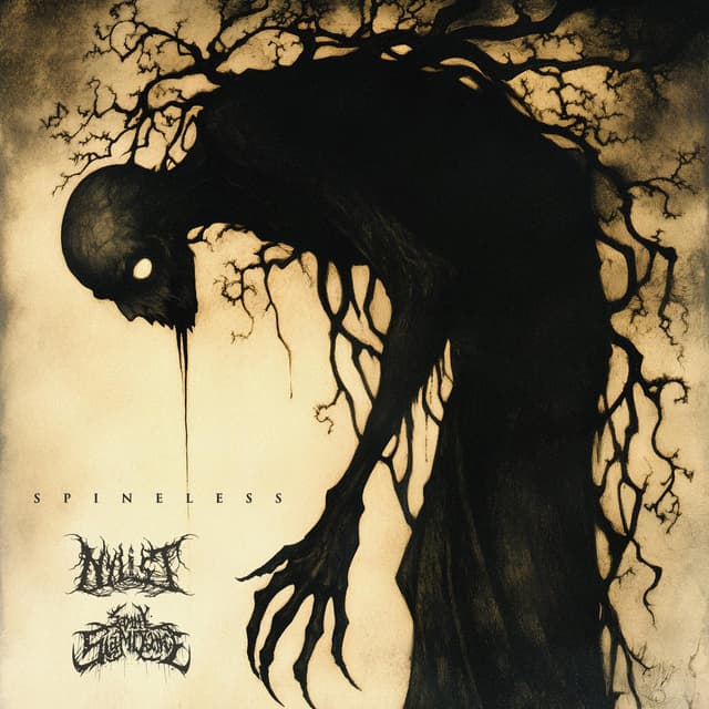 Album cover art for Spineless