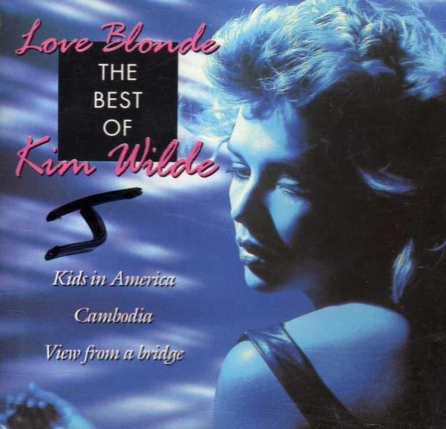 Album cover art for Love Blonde - The Best of Kim Wilde
