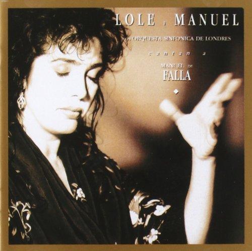 Album cover art for Lole y Manuel Cantan a Manuel de Falla
