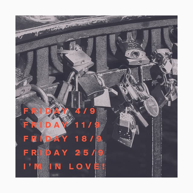 Album cover art for Friday I'm In Love
