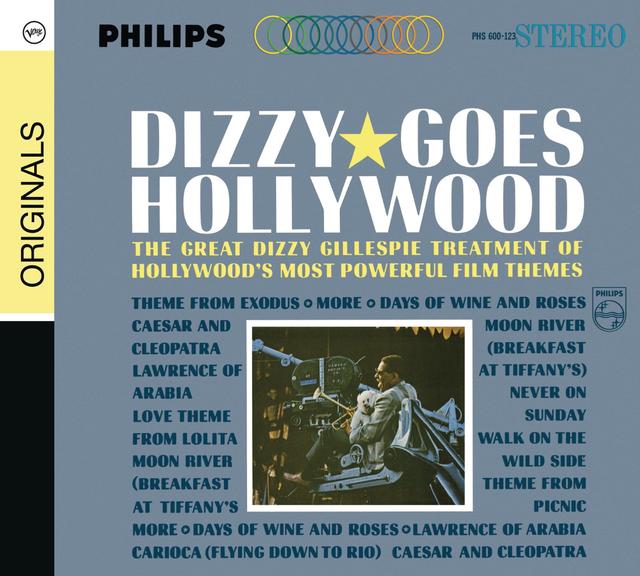 Album cover art for Dizzy Goes Hollywood