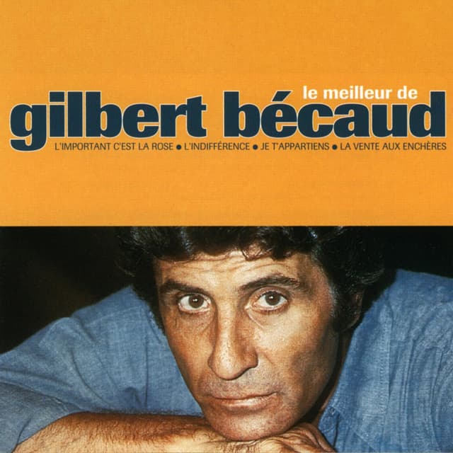 Album cover art for Le Meilleur de Gilbert Bécaud