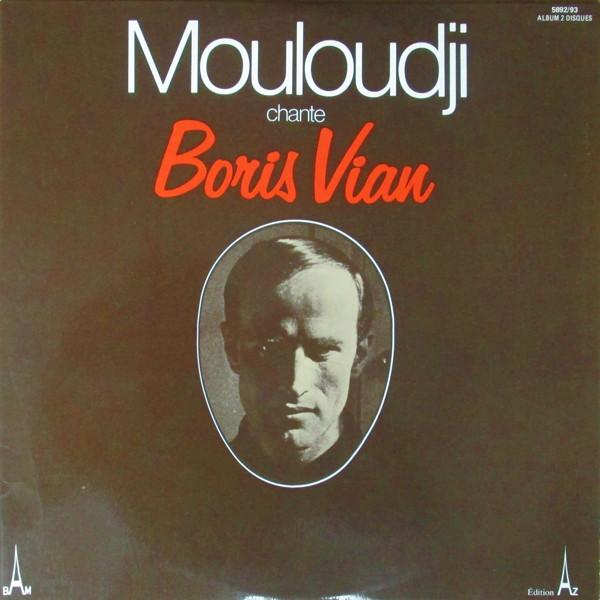 Album cover art for Mouloudji Chante Boris Vian