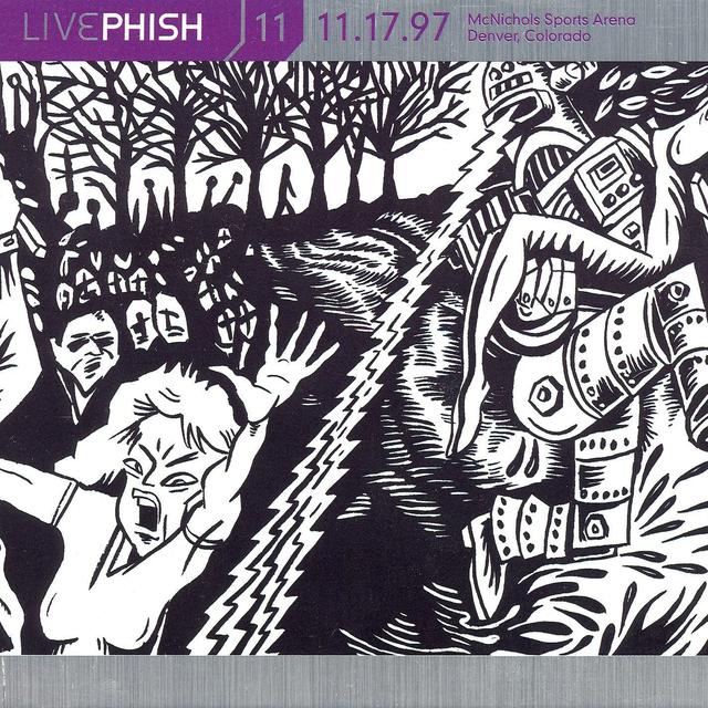 Album cover art for Live Phish, Vol. 11 11/17/97 (McNichols Sports Arena, Denver, CO)