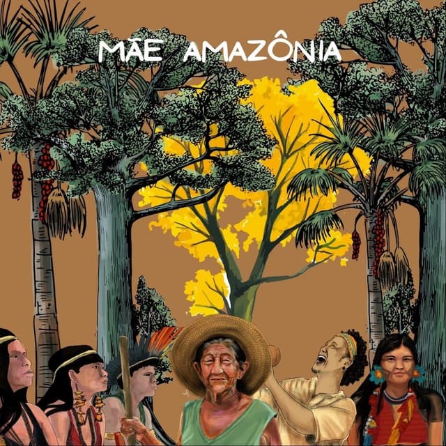 Album cover art for Mãe Amazônia