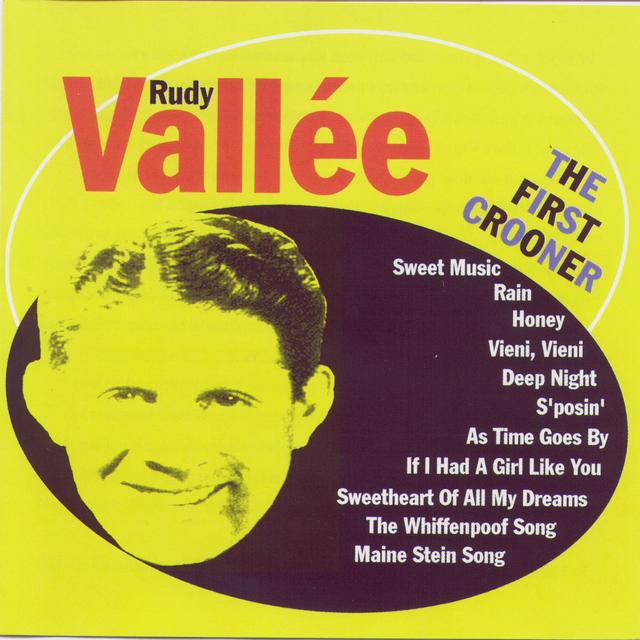 Album cover art for The First Crooner