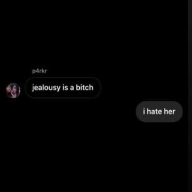 Album cover art for jealousy is a bitch i hate her