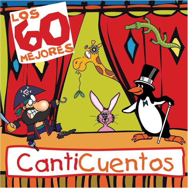 Album cover art for Los 60 Mejores Canticuentos