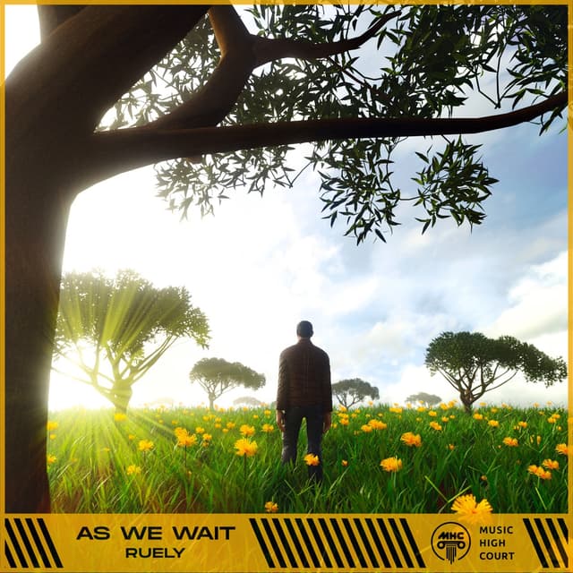 Album cover art for As We Wait