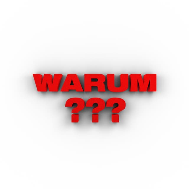 Album cover art for WARUM ???