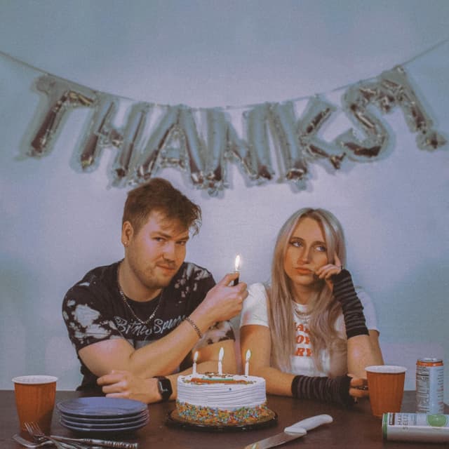 Album cover art for thanks!