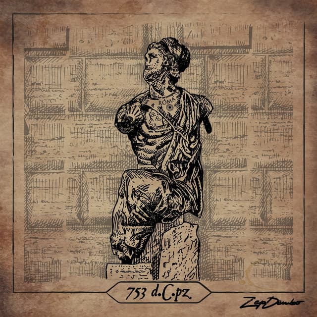Album cover art for 753 d.C.pz