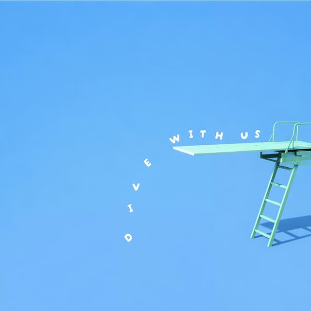 Album cover art for DIVE WITH US