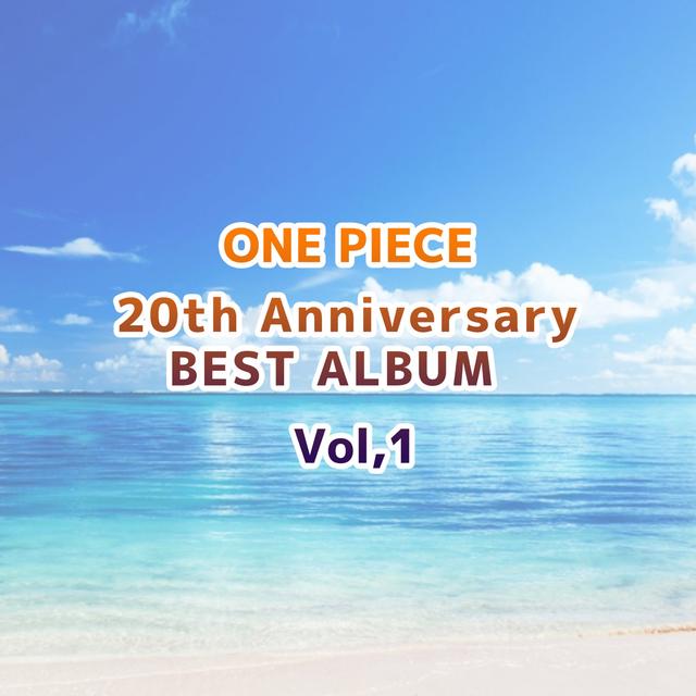 Album cover art for ONE PIECE 20th Anniversary BEST ALBUM Vol.1