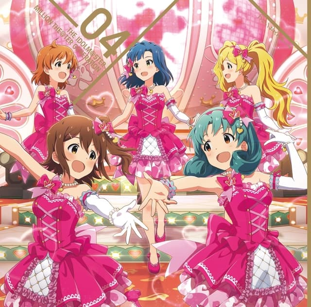 Album cover art for THE IDOLM@STER MILLION THE@TER GENERATION 04 プリンセススターズ