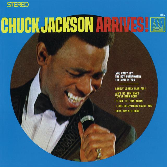 Album cover art for Chuck Jackson Arrives!