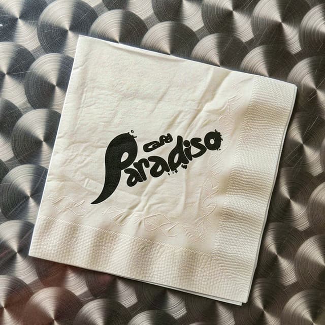 Album cover art for CAFE PARADISO