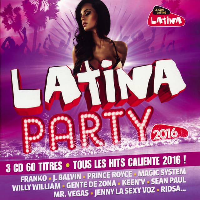 Album cover art for Latina Party 2016
