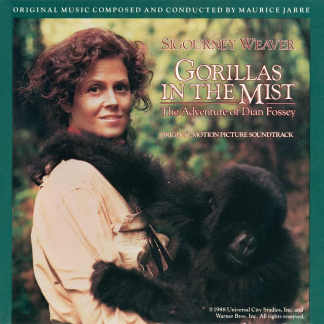 Album cover art for Gorillas in the Mist: The Adventure of Dian Fossey
